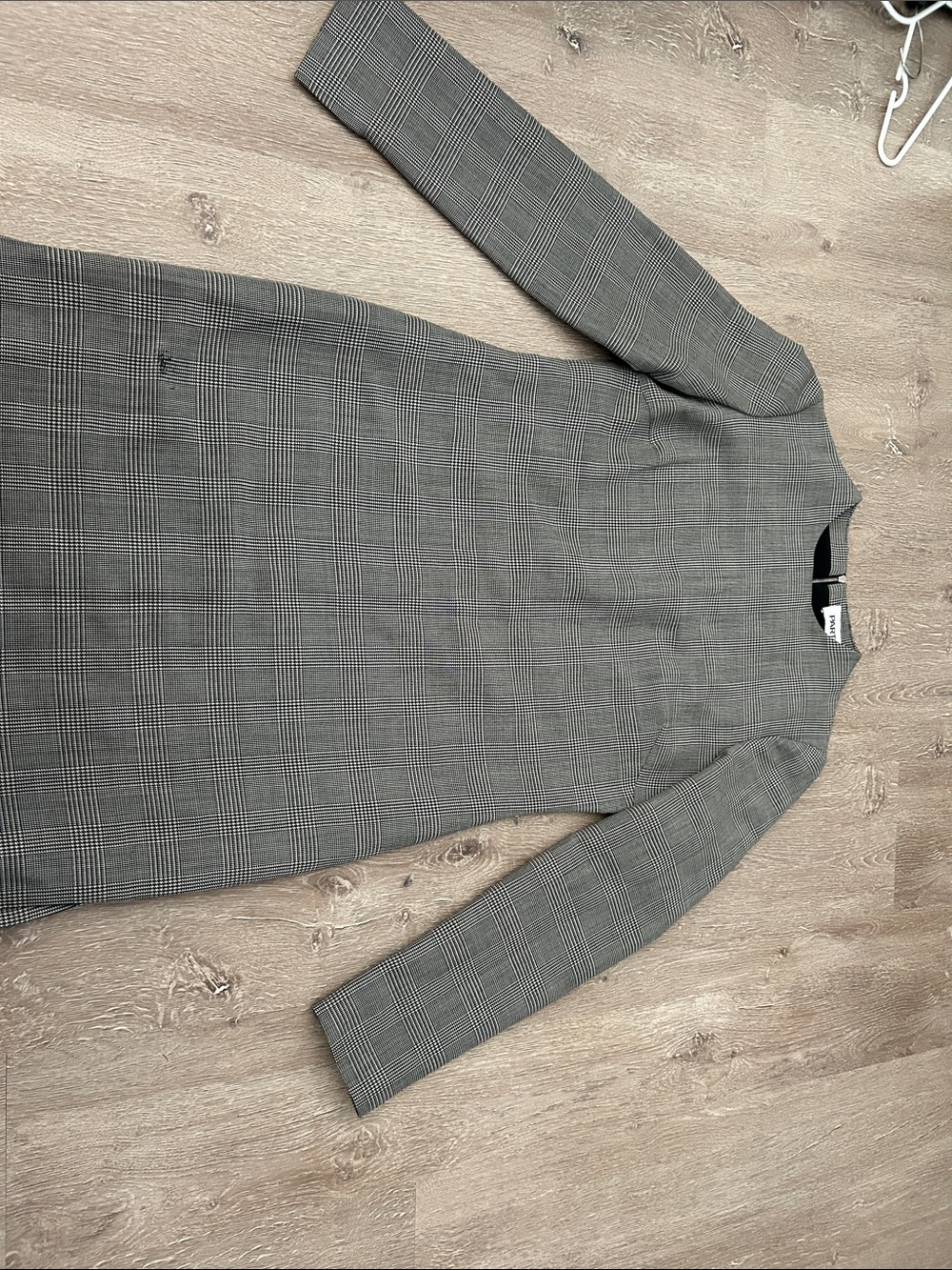 Classic Gray Glen Plaid Mini Dress